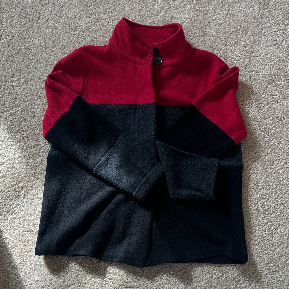 Karl Lagerfeld Red and Black Jacket